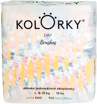 Kolorky DAY Štětce vel. L (8-13 kg) 19 ks