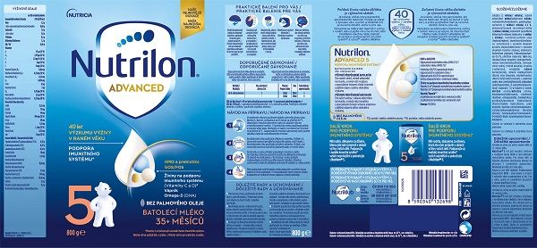 Nutrilon Nutrilon Advanced 5 batolecí mléko 800 g