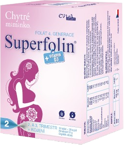 Chytré miminko Superfolin 2, 30 tablet + 30 kapslí