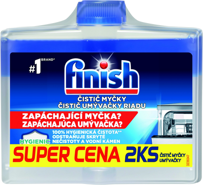Finish Čistič myčky 2 x 250 ml