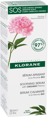 Klorane Zklidňující sérum s BIO pivoňkou SOS citlivá vlasová pokožka 100 ml