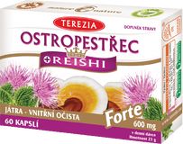 Terezia Ostropestřec+Reishi Forte 60 kapslí