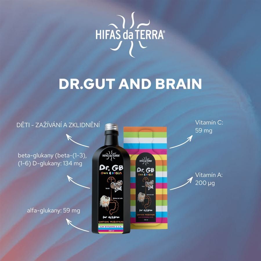 Hifas da Terra Dr. Gut and Brain for Children 250 ml (Reishi a Hericium pro děti) 250 ml