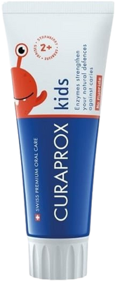 Curaprox Zubní pasta od 2 let jahoda 60 ml