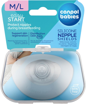Canpol babies Chránič prsní bradavky EasyStart univerzální M/L 2 ks