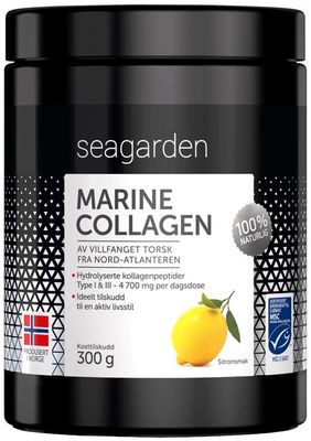 Seagarden Marine Collagen, Citrón 300 g