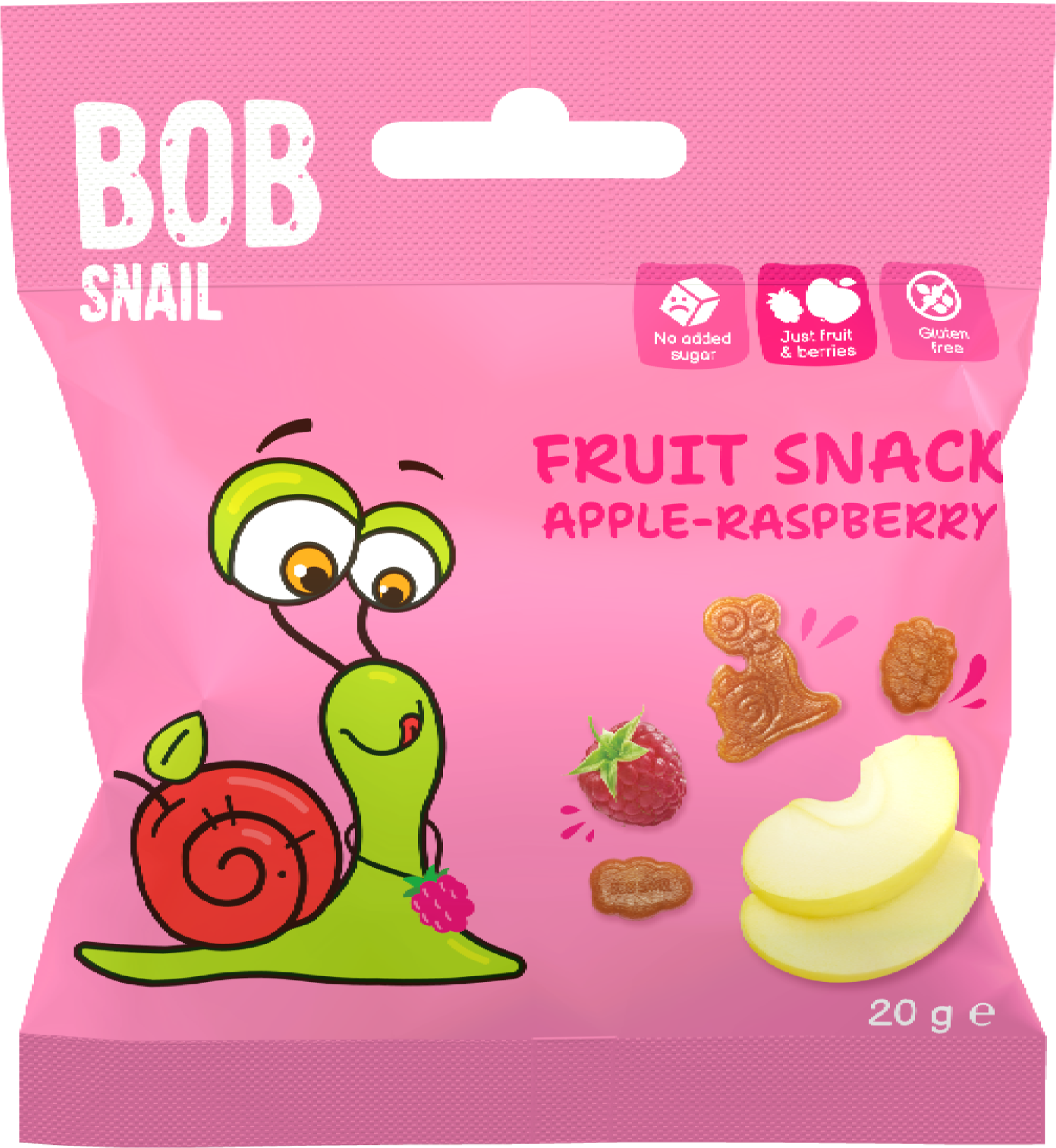 Šnek BOB Ovocný snack jablko-malina 20 g