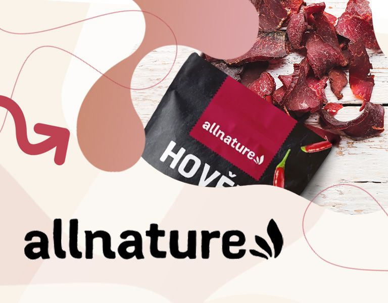 Allnature, Jerky, hovězí, sušené maso, svačinka