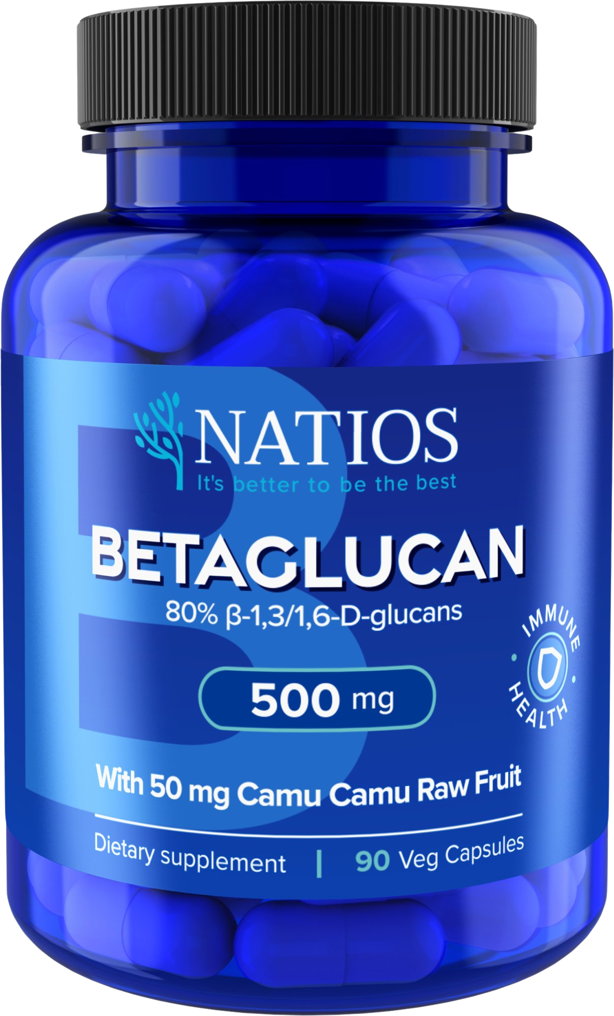 Natios Betaglucan 500 mg 90 kapslí
