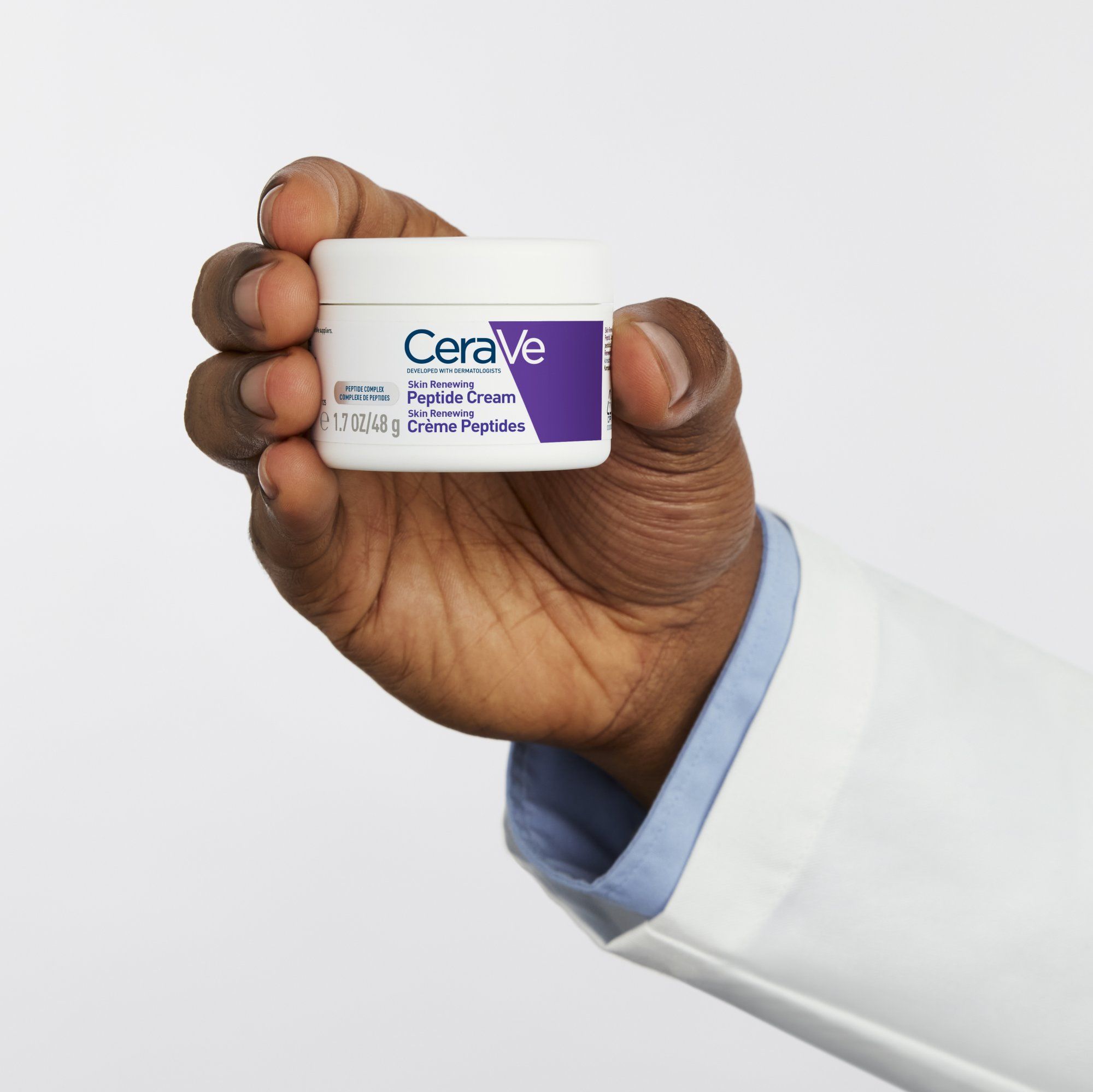 CeraVe peptidový krém pro obnovu pleti s 3 esenciálními ceramidy a niacinamidem 48 ml