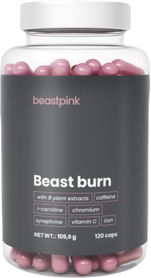 BeastPink Spalovač tuků Beast Burn 120 kapslí