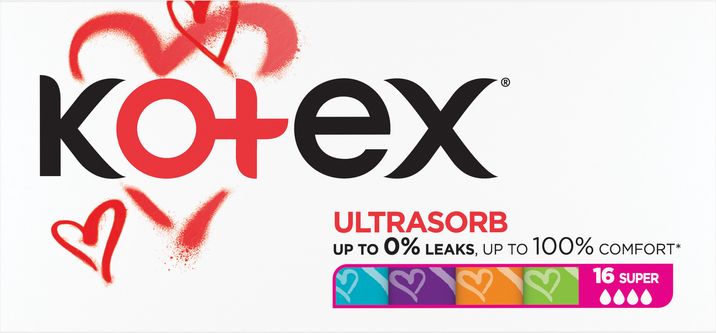 Kotex Tampony Ultra sorb Super 16 ks