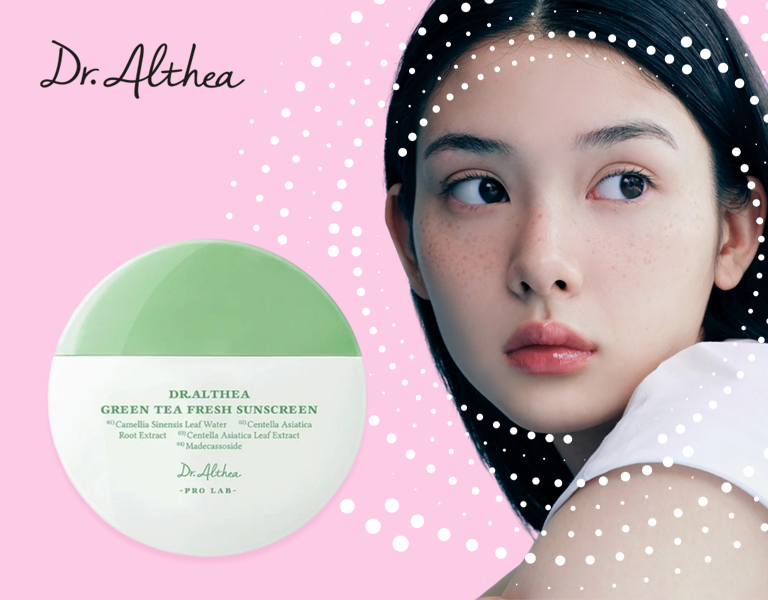 Dr. Althea lehký opalovací krém se zeleným čajem SPF50 45 ml