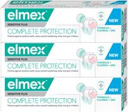 Elmex Sensitive Plus Complete Protection zubní pasta 3 x 75 ml