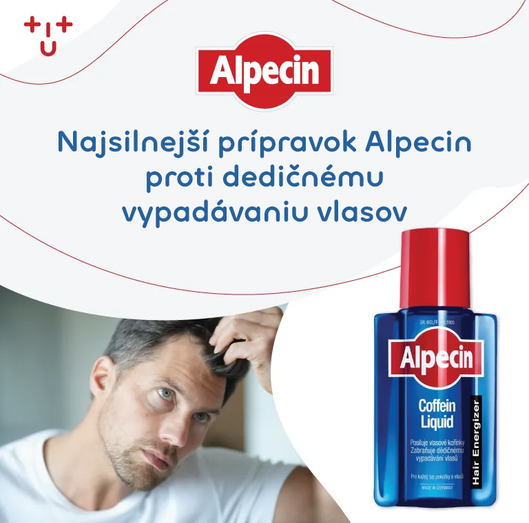  ALPECIN Energizer Liquid tonikum, vypadávání vlasů, kofein