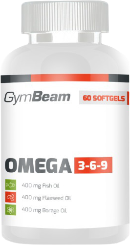 GymBeam Omega 3-6-9 unflavored 60 ks
