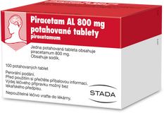 Piracetam AL 800mg tbl.flm. 100 tablet