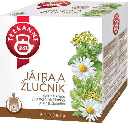 PB Teekanne Játra a žlučník sáčky 10 x 2 g