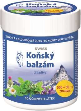 Swiss Koňský balzám chladivý 550 ml