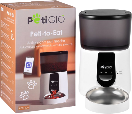PetiGIO Peti-to-Eat automatický dávkovač krmiva pro domácí mazlíčky