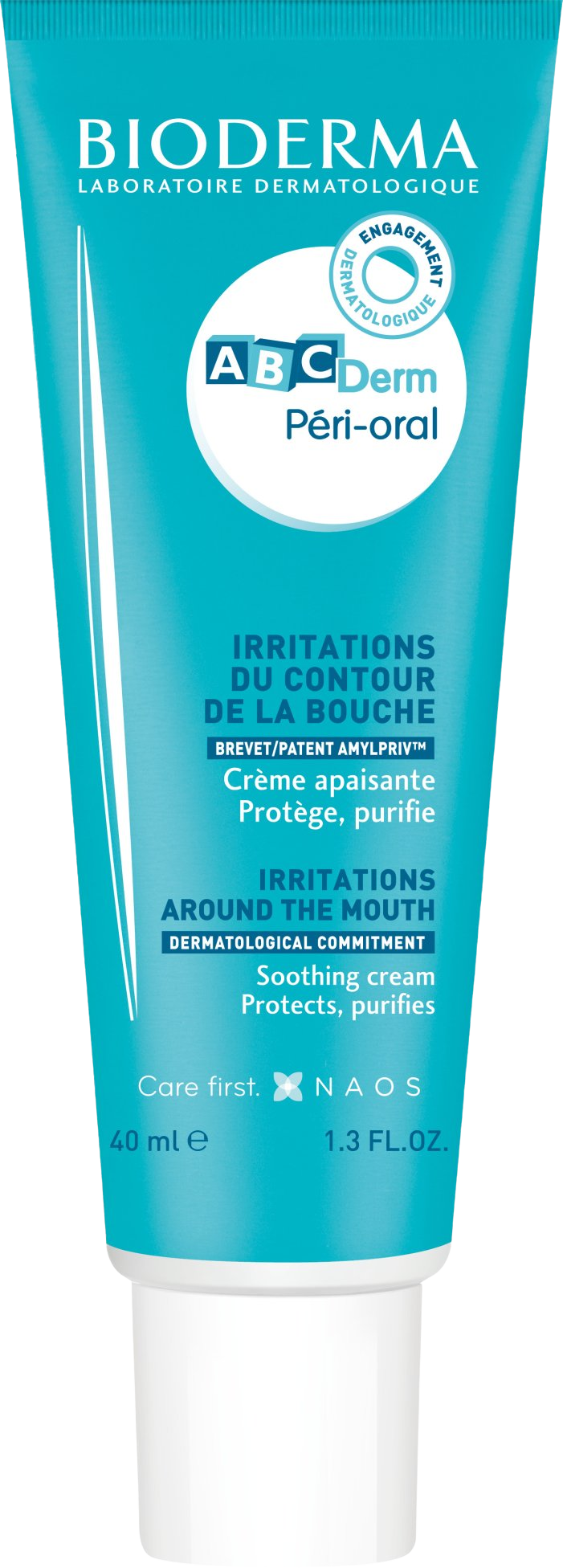Bioderma ABCDerm Péri-oral reparační krém pro oblast úst kojenců a dětí 40 ml
