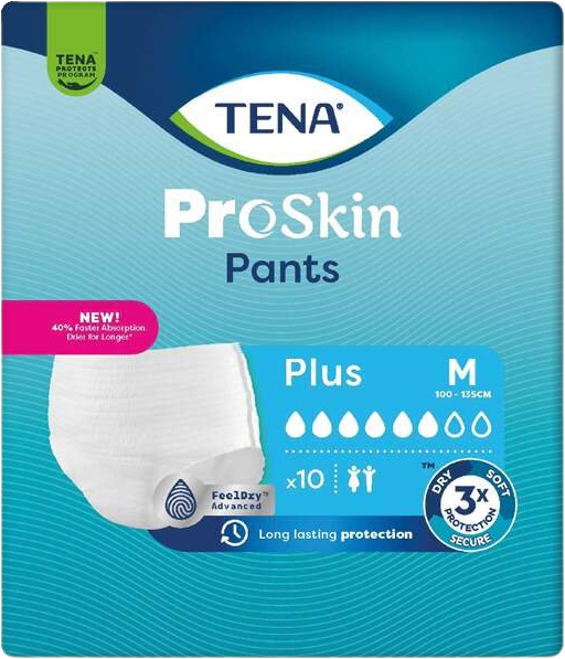 Tena Pants Plus M inkontinenční kalhotky 10 ks