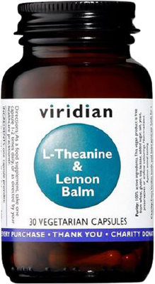 Viridian L-Theanine & Lemon Balm 30 kapslí