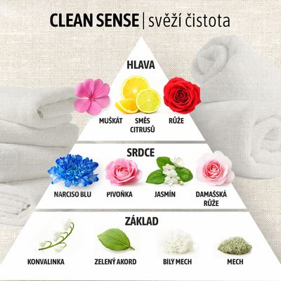 HygienFresh Deo aviváž Clean Sense 1 l