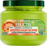 Garnier Fructis Vitamin & Strength Ultra posilující Biotin Hair Bomb maska pro slabé vlasy, 320 ml