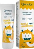 Nordics Dětská přírodní Zubní pasta Pomeranč a klementinky 50 ml