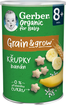 Gerber Organic křupky banánové 35 g