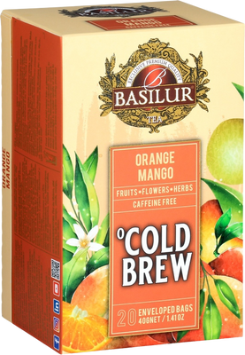 Basilur Cold Brew Orange Mango přebal 20 x 2 g