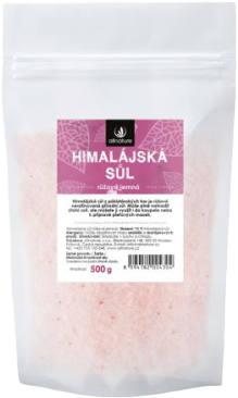 Allnature Himalájská sůl růžová jemná 500 g