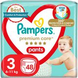 Pampers Premium Care Pants Plenkové kalhotky vel. 3, 6-11 kg, 48 ks