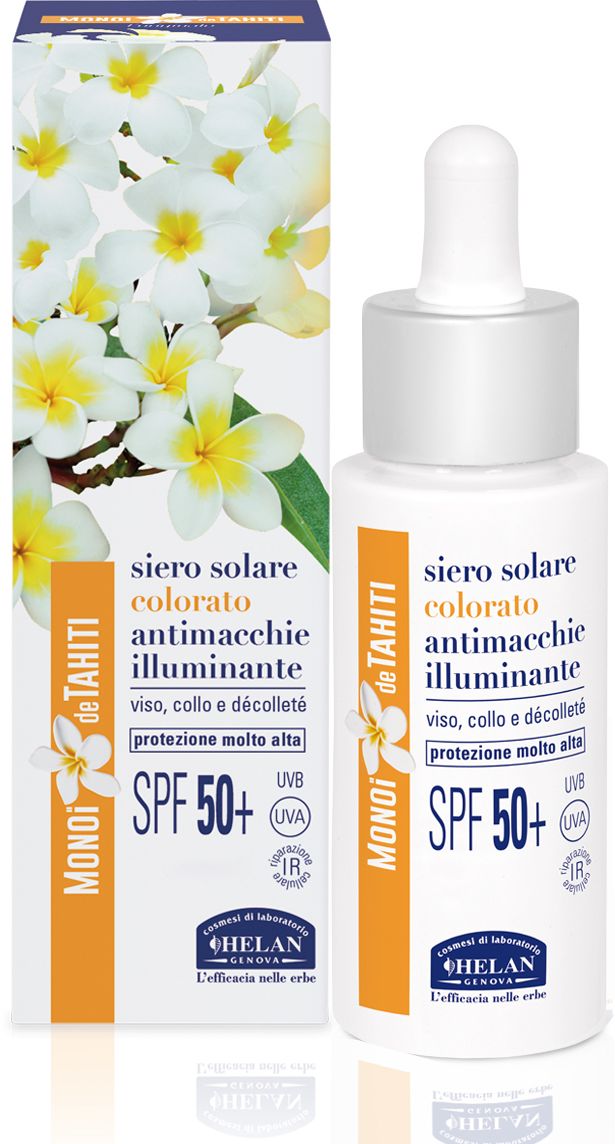 Helan Rozjasňující tónované pleťové sluneční sérum proti pigmentovým skvrnám SPF 50+ 30