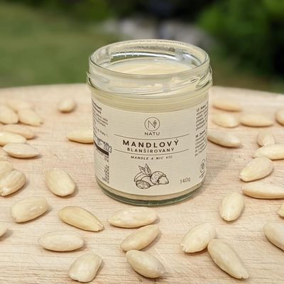 Natu Mandlový krém blanšírovaný 140 g