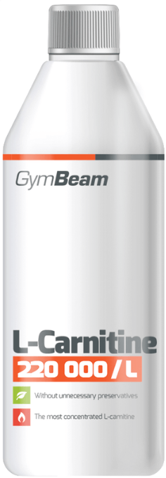GymBeam Spalovač tuků L-Karnitin pomeranč 500 ml