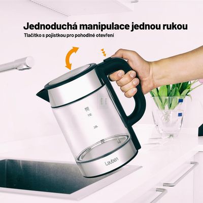 Lauben rychlovarná konvice s nastavitelnou teplotou EK17GS