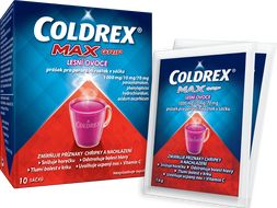 Coldrex MAXGrip Lesní ovoce 10 sáčků 10 ks