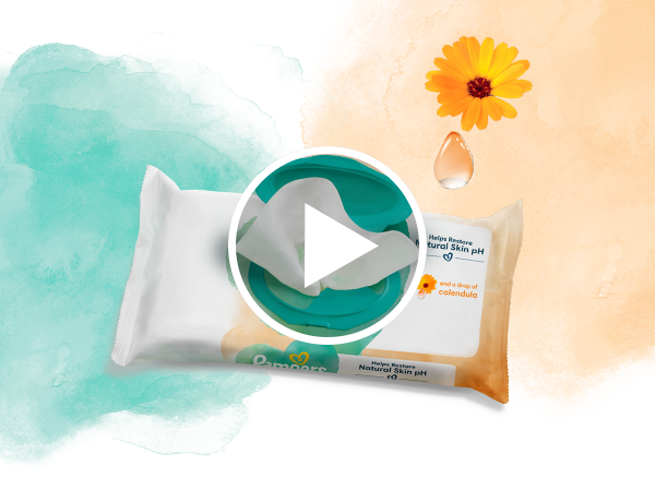 Pampers Harmonie Protect & Care Dětské Čisticí Ubrousky