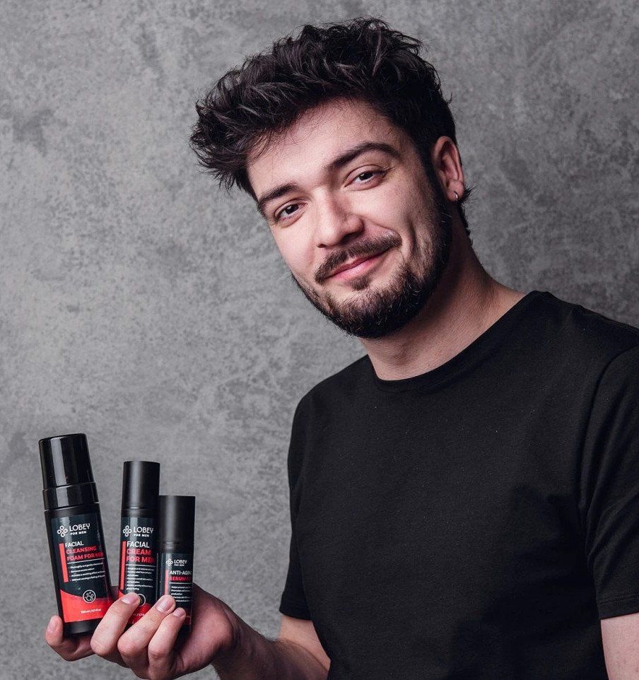 Lobey Čisticí pěna na obličej pro muže 150 ml