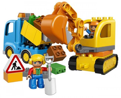 LEGO® LEGO DUPLO Pásový bagr a náklaďák