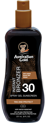 Australian Gold SPF 30 Spray gel Bronzer 237 ml