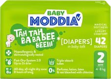 Moddia Baby Jednorázové plenky 2 Mini (4–8 kg), 42 ks