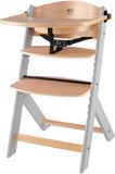 Kinderkraft Židlička jídelní Enock Grey wooden 49 cm