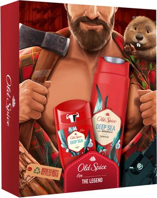 Old Spice Lumberjack Dárková sada pro muže s vůní přímořských citrusů a květů 2 ks