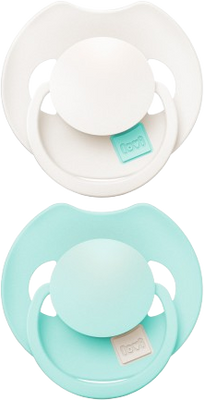 LOVI Dudlík silikonový dynamický PRIME Tutti Frutti 0-6m, Lagoon/Mint Cream 2 ks