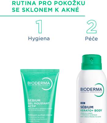 Bioderma Sébium Kerato+ Body Tělový sprej 150 ml