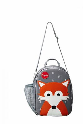 3 Sprouts Taška na svačinu Fox Orange Gray