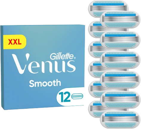 Gillette Venus Smooth náhradní hlavice 12 ks